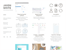 Tablet Screenshot of jaxonwhite.com